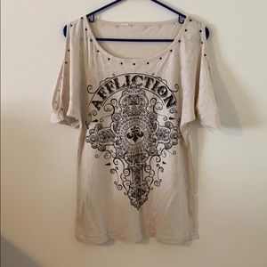 Women’s affliction shirt